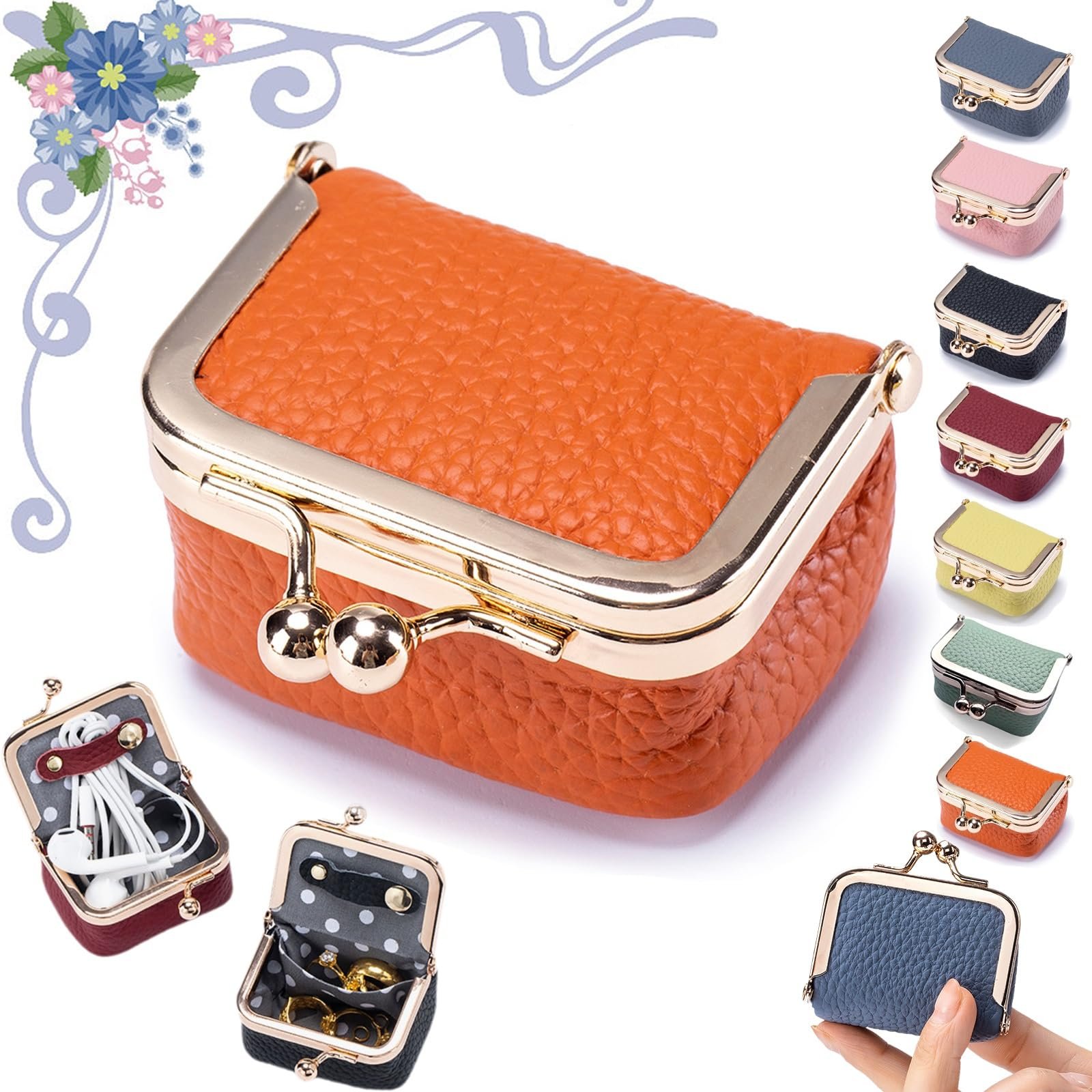 Genuine Leather Mini Coin Purse