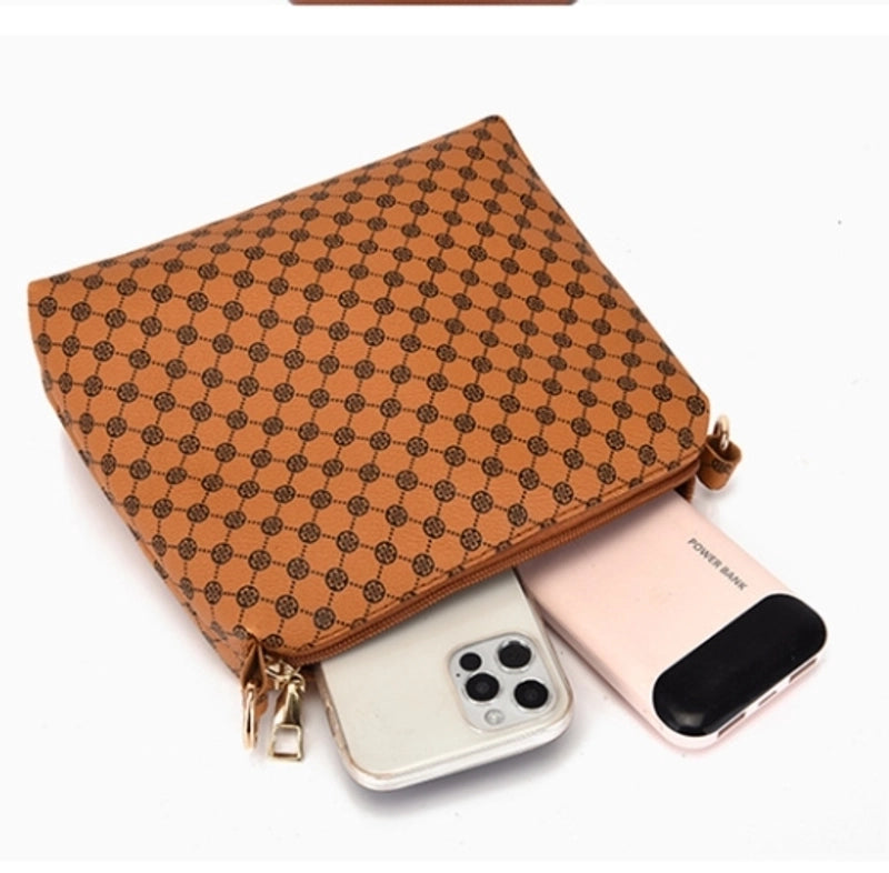 Women's Medium All Seasons Pu Leather Vintage Style Bag Sets
