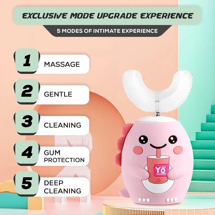 🔥Summer Hot Sale Promotion-49% OFF🦷-Kids' U-Shaped Toothbrush