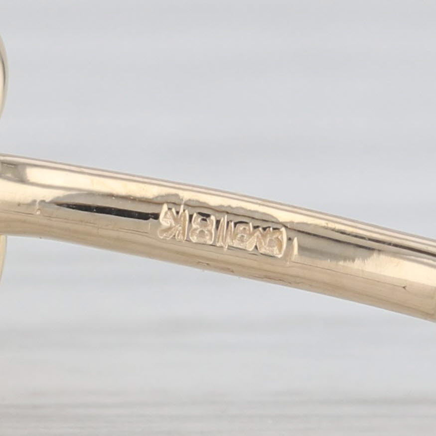 Knot Work Cufflinks 18k Yellow Gold Men's Suit Accessories
