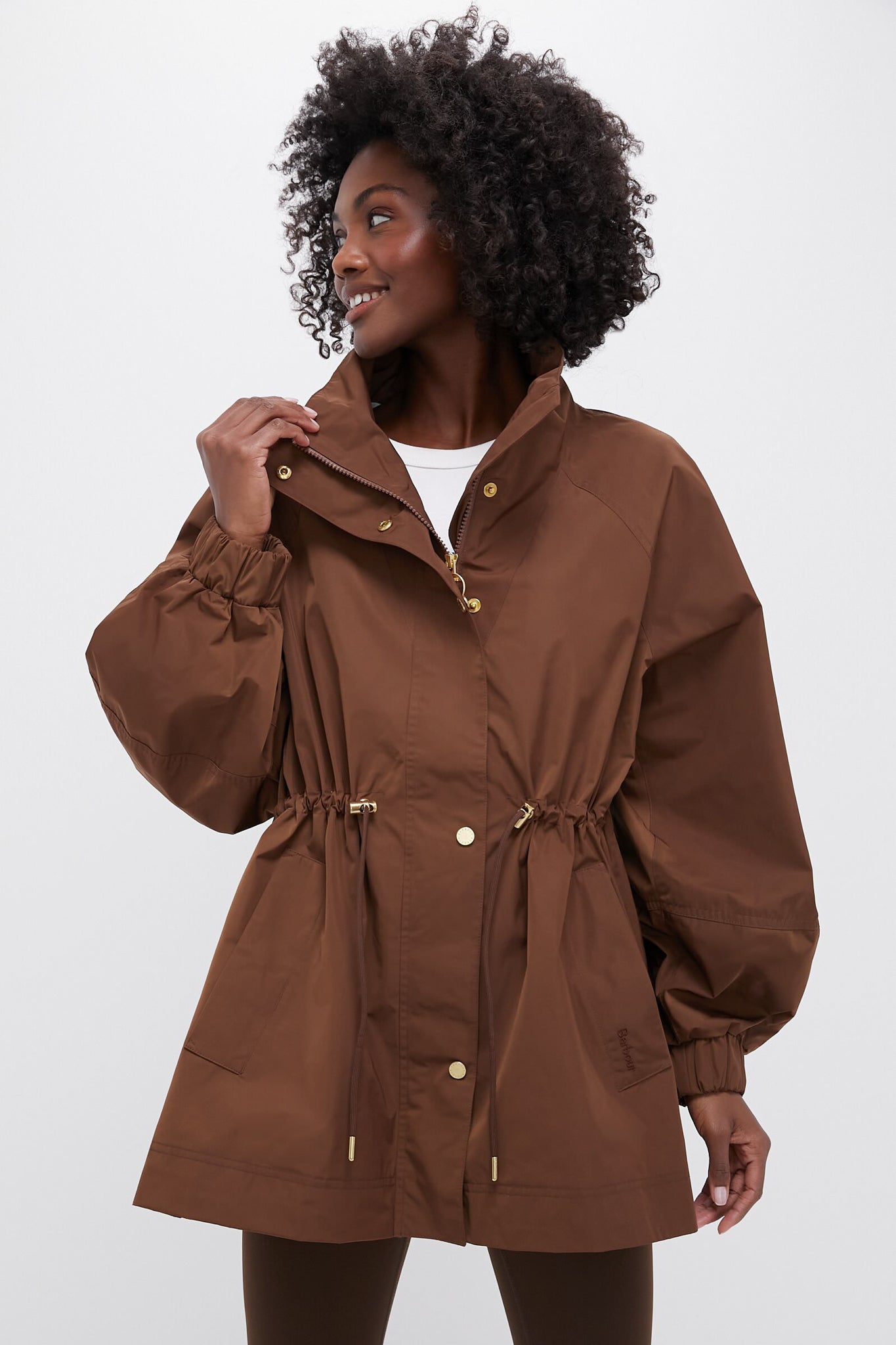 Brown Suri Showerproof Jacket