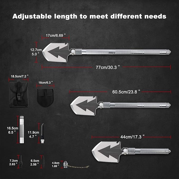 MULTIFUNCTIONAL FOLDING SHOVEL