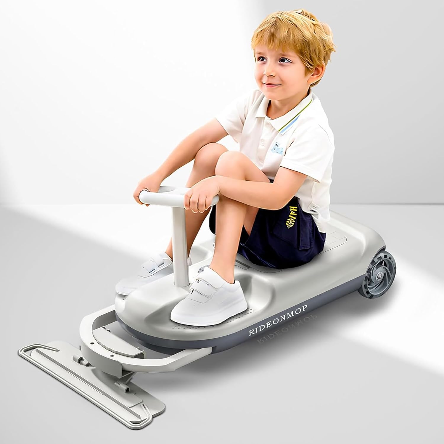 RIDEONMOP Cleaning Go Kart for Kids