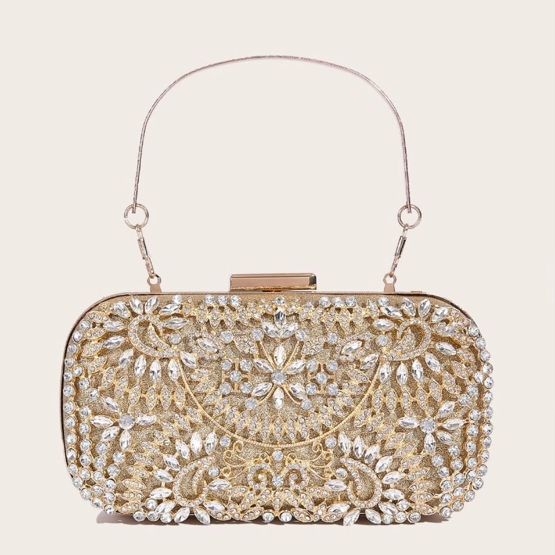 New Diamond-embedded Evening Bag With Cheongsam Dress Evening Bag Women's Handbag Explosion