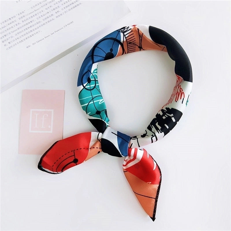 Cloth Scarf (1 Cartoon Navy)