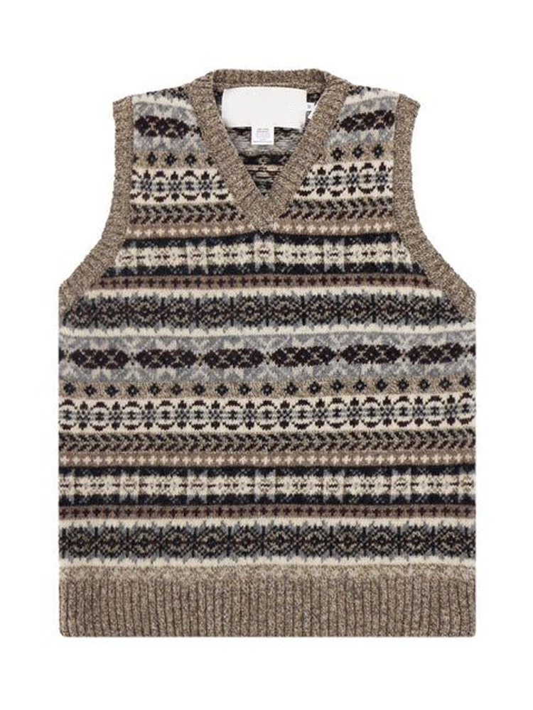 Men's Retro Ethnic Stylefairman Island Knit Jacquard Vest