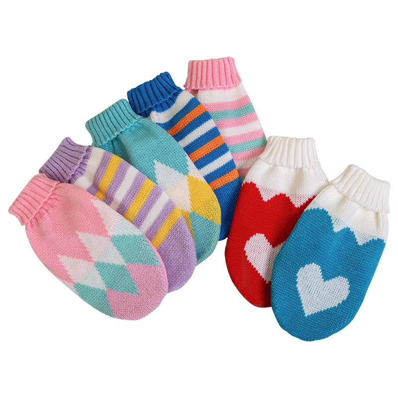Pet Autumn And Winter Warm Strip Color Sweater Stretch Two-legged Lapel Dog Cat Knitted Wool Clothes