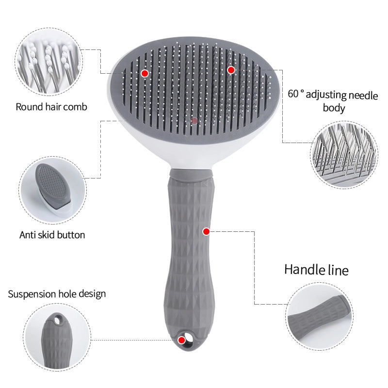 Special New Pet Brush Cat Hair Cleaner Dog Cat Comb Comb Artifact Cat Comb To Float Hair