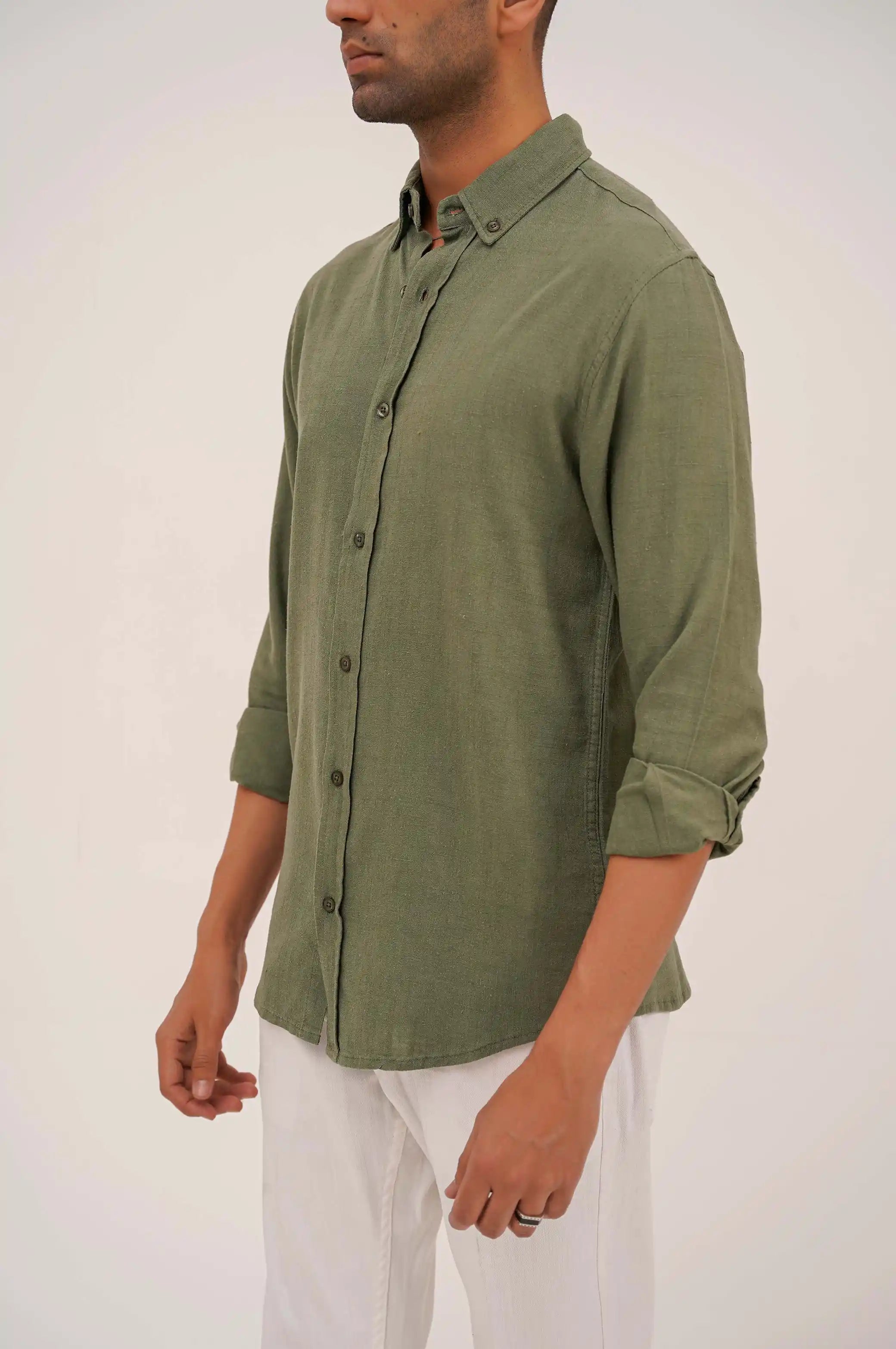 BUTTON COLLAR SHIRT