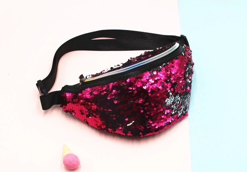 Women's Streetwear Solid Color Pu Leather Polyester Waist Bags