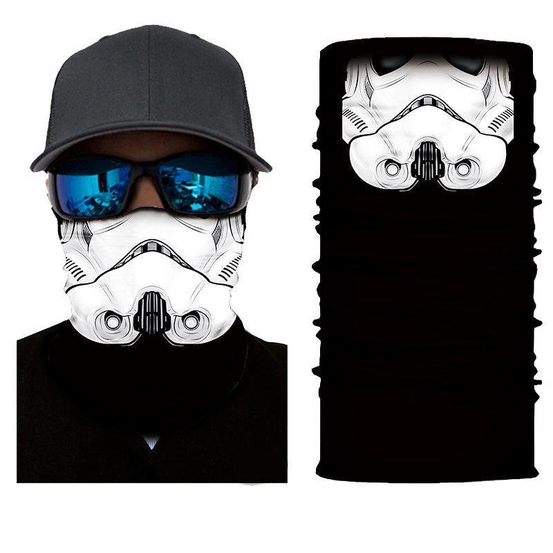 Unisex Casual Skull Printing Kerchief Mask