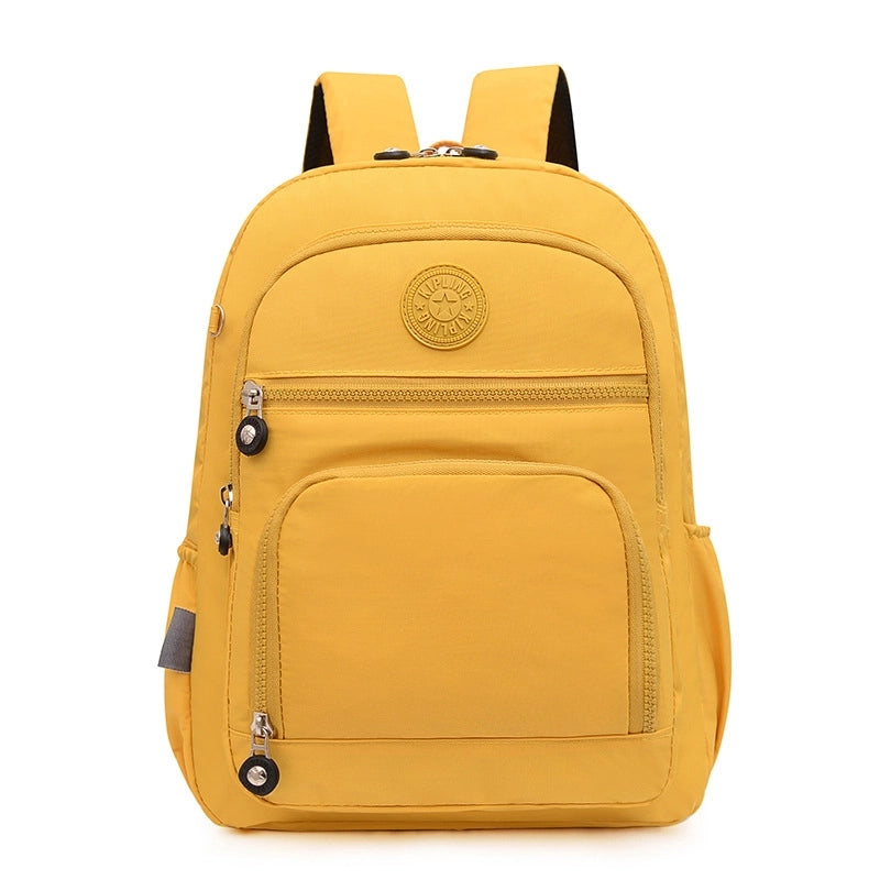 Waterproof 18 Inch Solid Color Holiday Daily School Backpack
