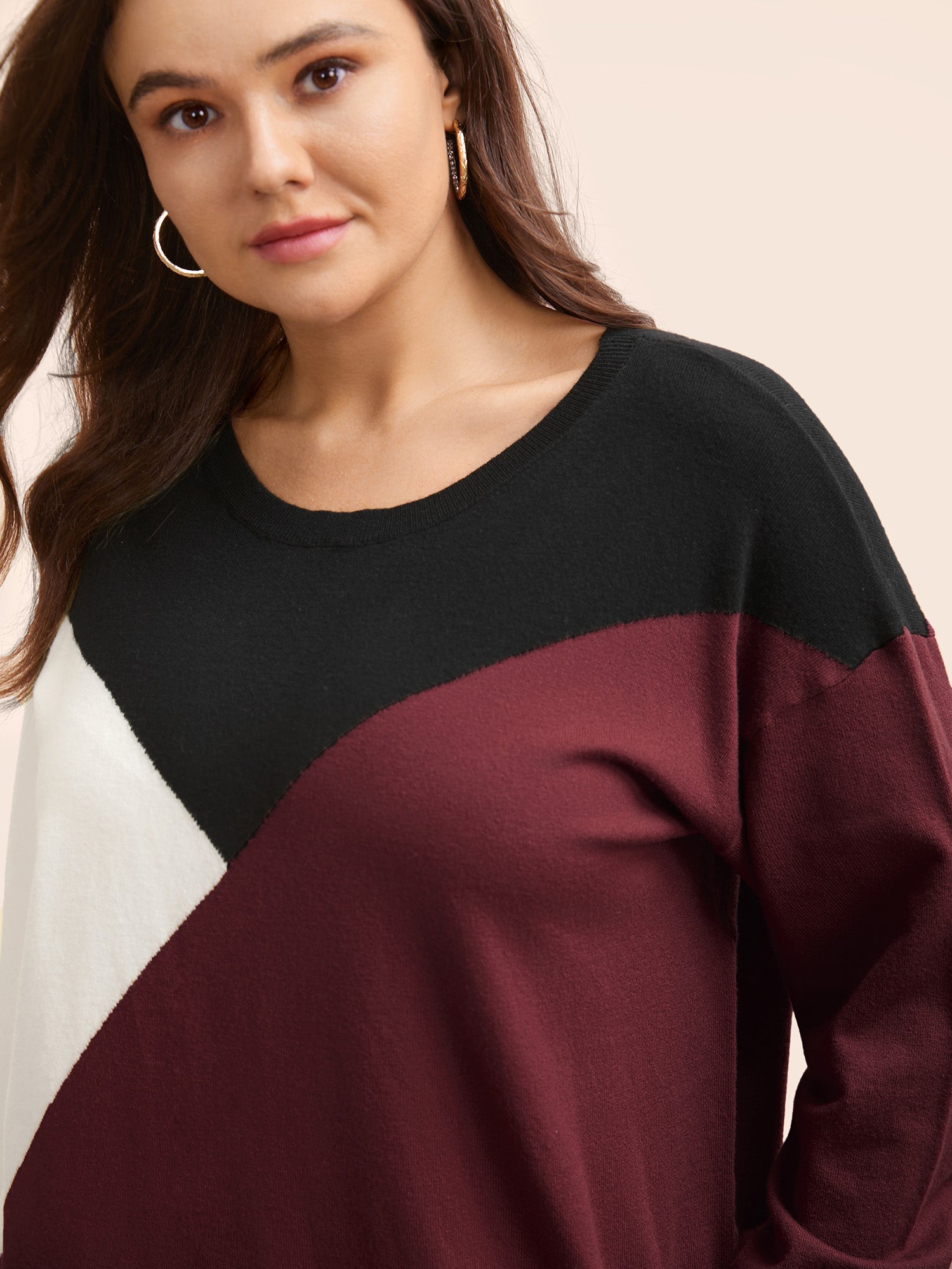 Supersoft Essentials Colorblock Contrast Pullover