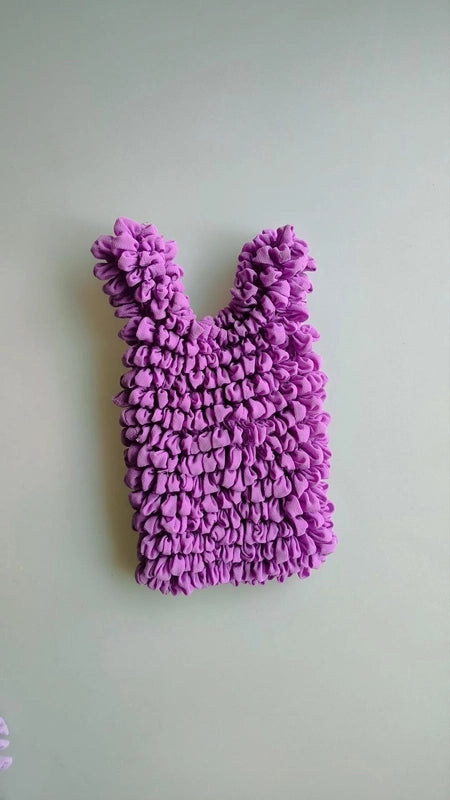 Casual Solid Color Chiffon Shopping Bags