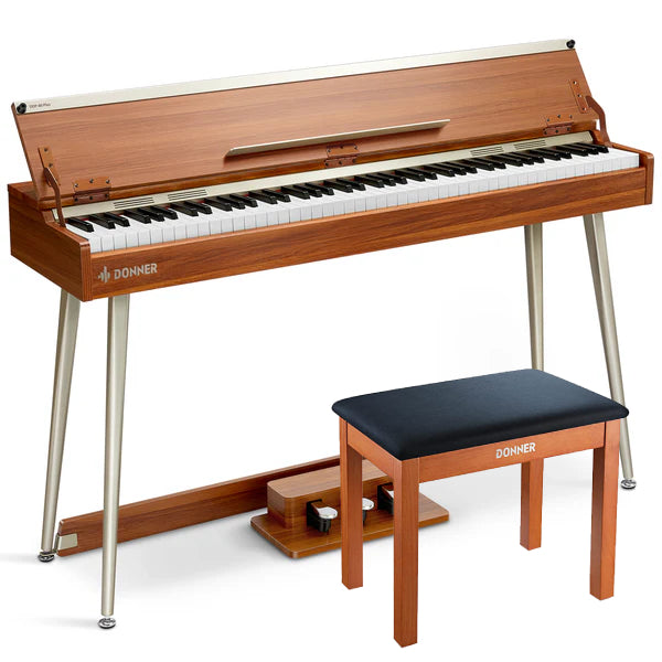 ✨Donner DDP-80 Wooden Style with Stand & Triple Pedals