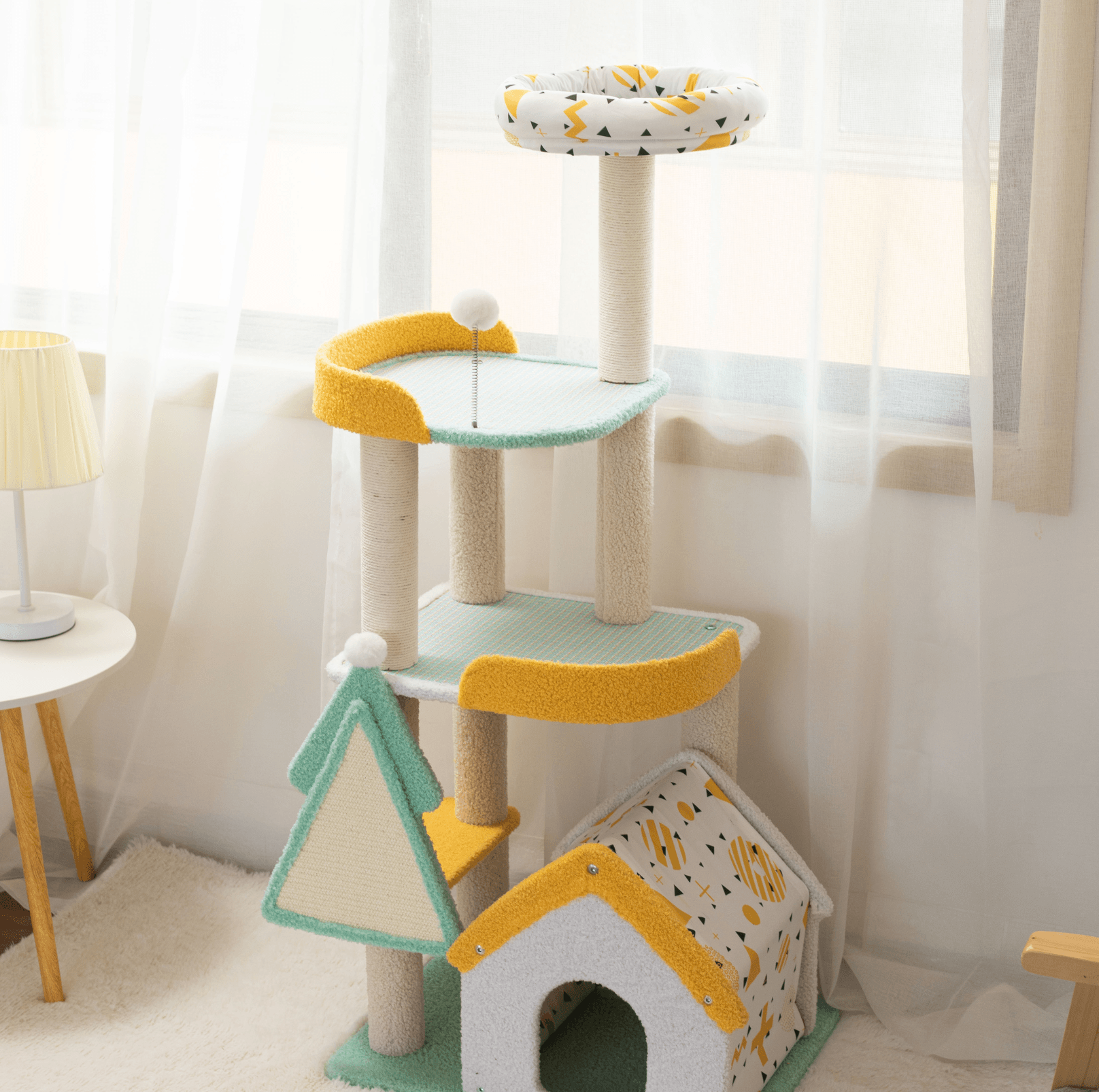 Fairy Tale Paradise Cat Tree With Non-Stick Covering