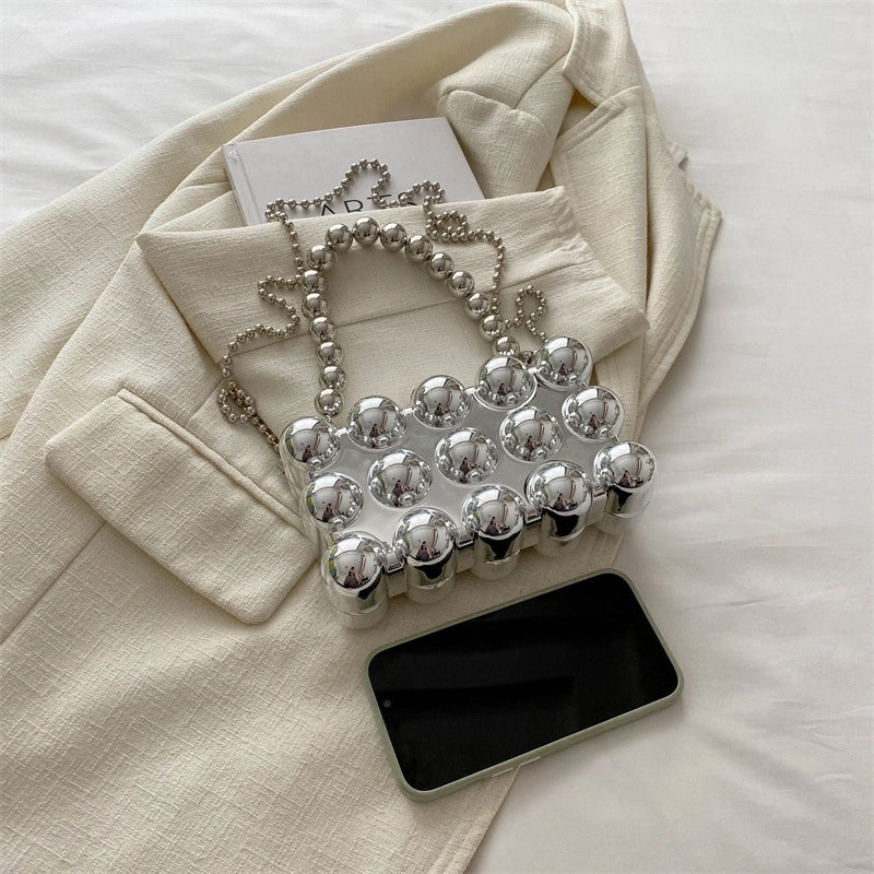 Women's Medium Arylic Solid Color Elegant Lock Clasp Evening Bag