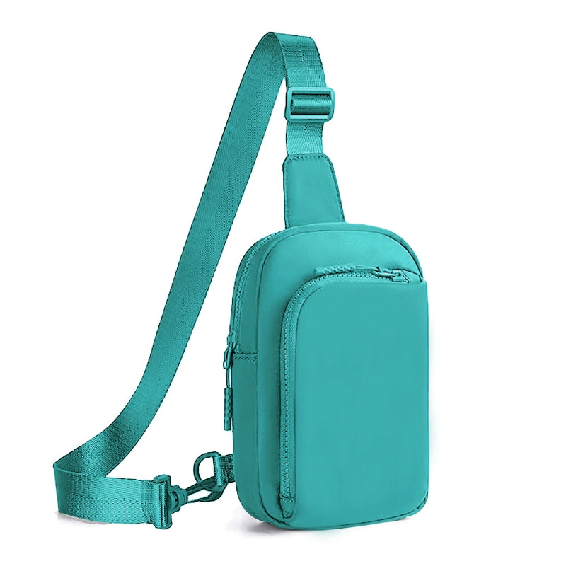 Unisex Basic Solid Color Polyester Waterproof Waist Bags