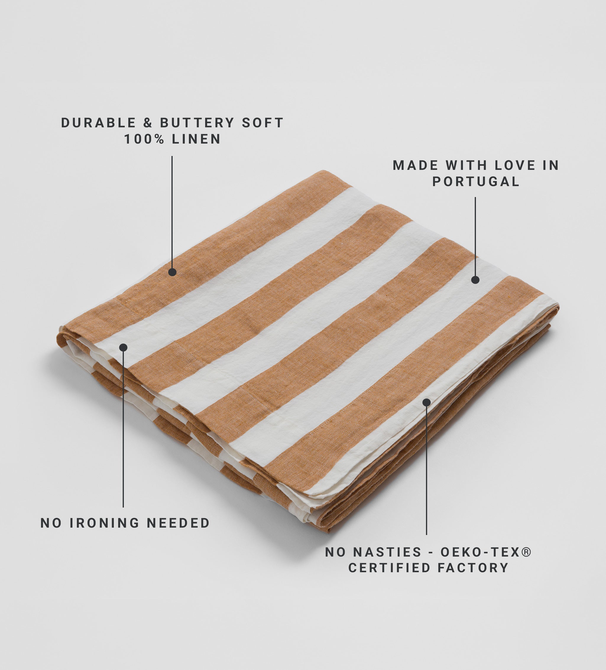 100% Linen Tablecloth