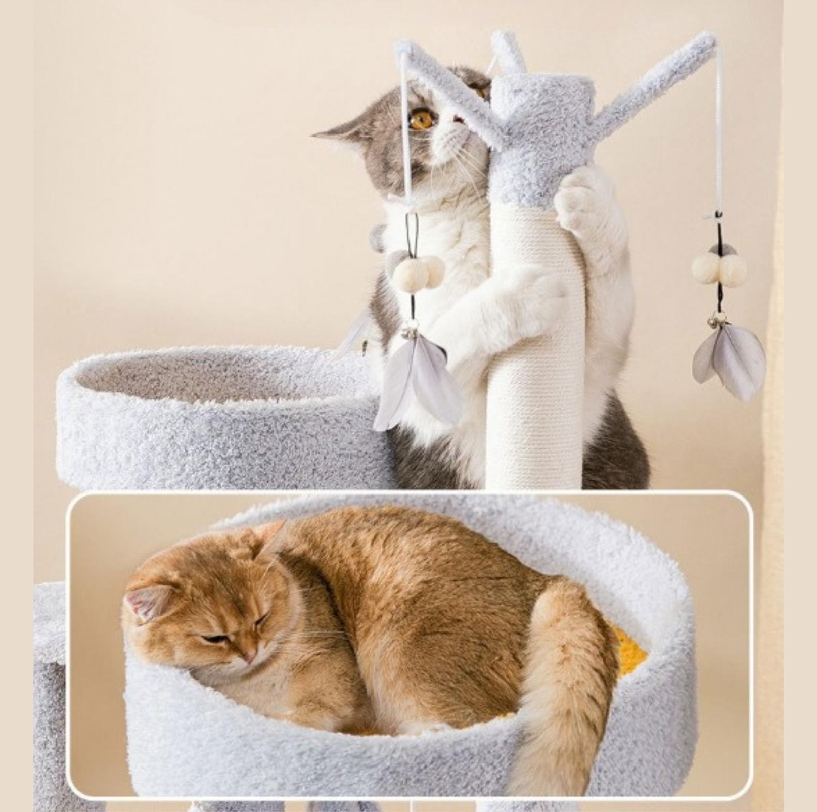 Laputo Palace Multi-functional Cat Tree | Scratching Posts & Lounging Areas