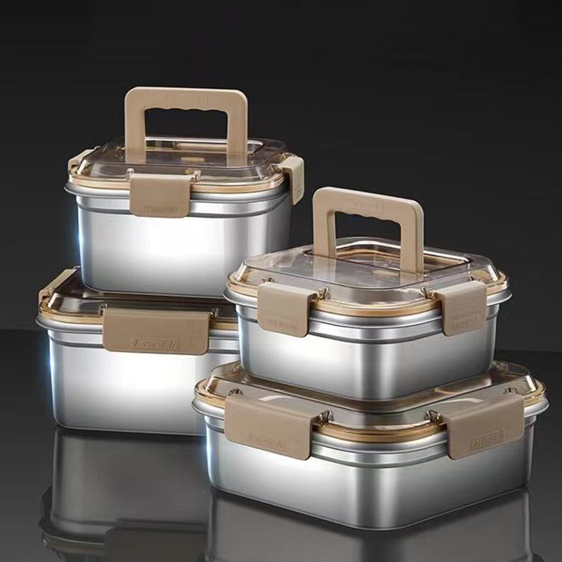 304 Stainless Steel Food Storage Containers with Lids