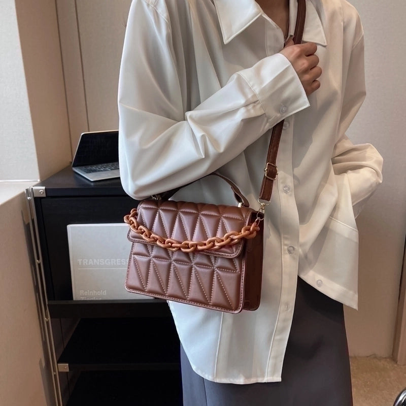 Women's Medium All Seasons Pu Leather Streetwear Handbag