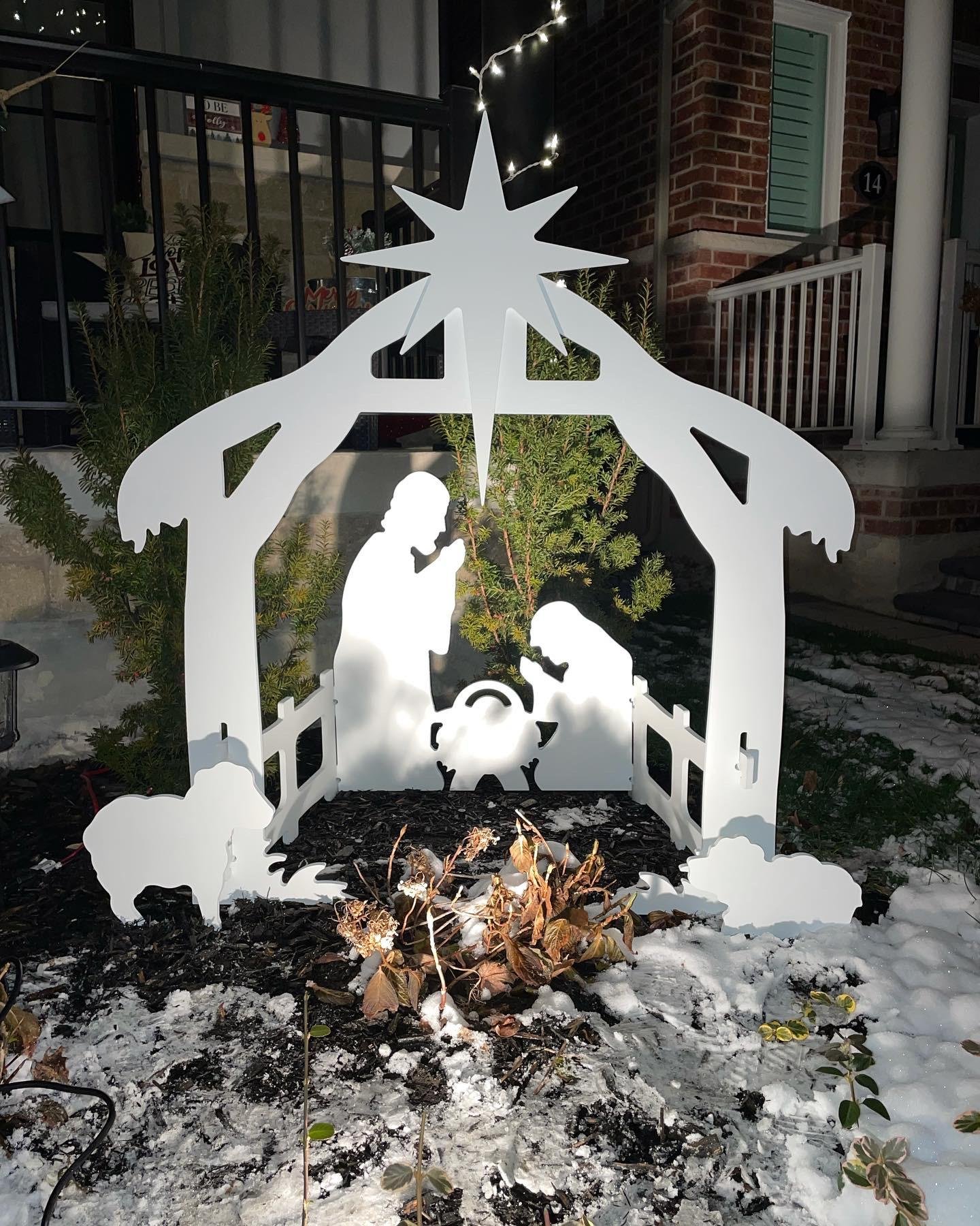 🔥 49% OFF 🔥🔥Jesus Nativity Scene Sign(Buy 2 Free Shipping)