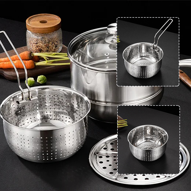 Multipurpose Stainless Steel Saucepan