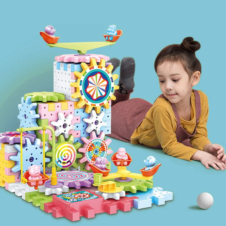 ⚙️Kids Variety Electric Building Blocks Paradise