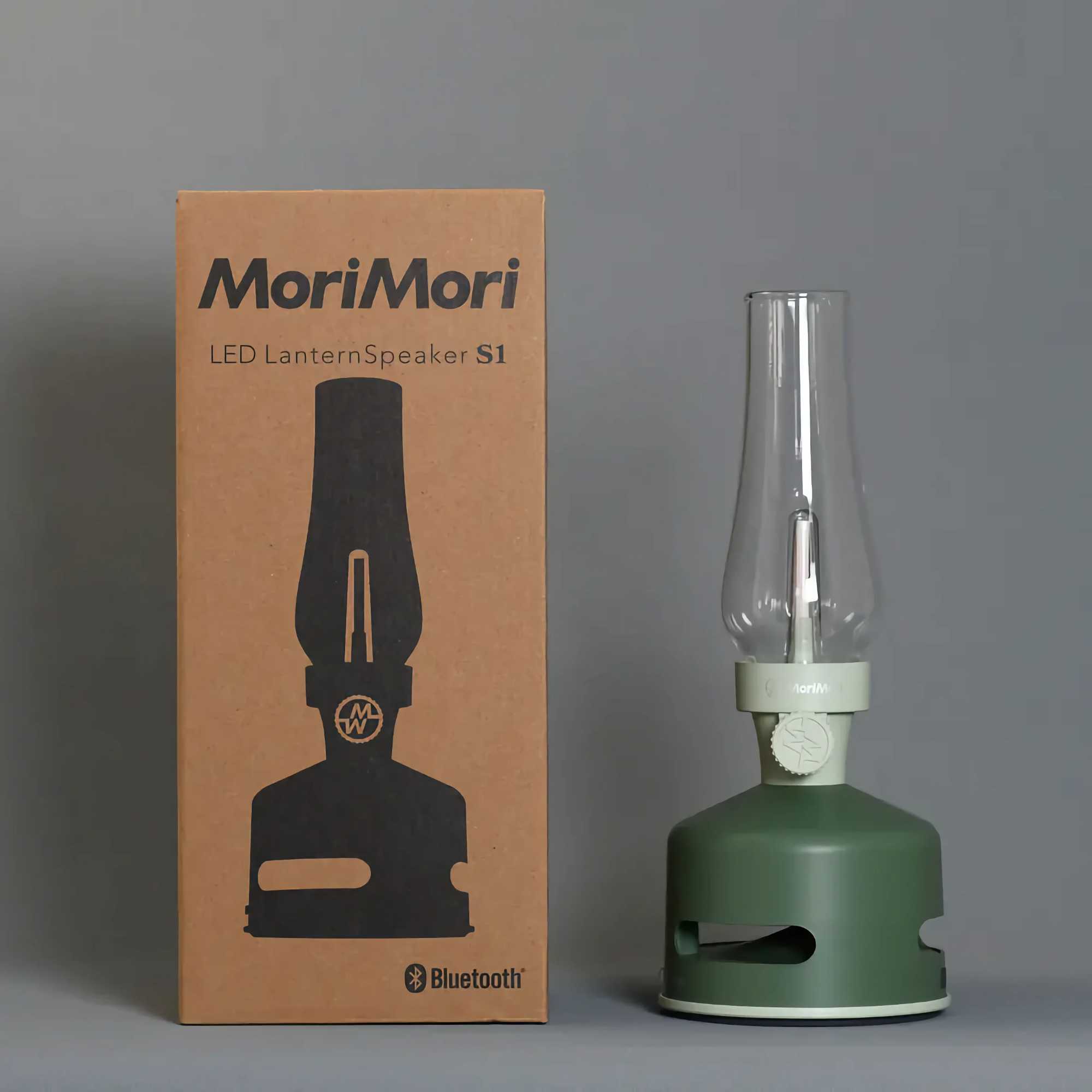 MoriMori LED Lantern Speaker. Light Green