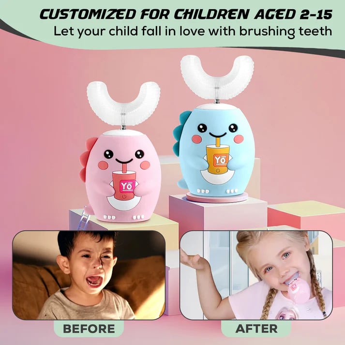 🔥Summer Hot Sale Promotion-47% OFF🦷-Kids' U-Shaped Toothbrush