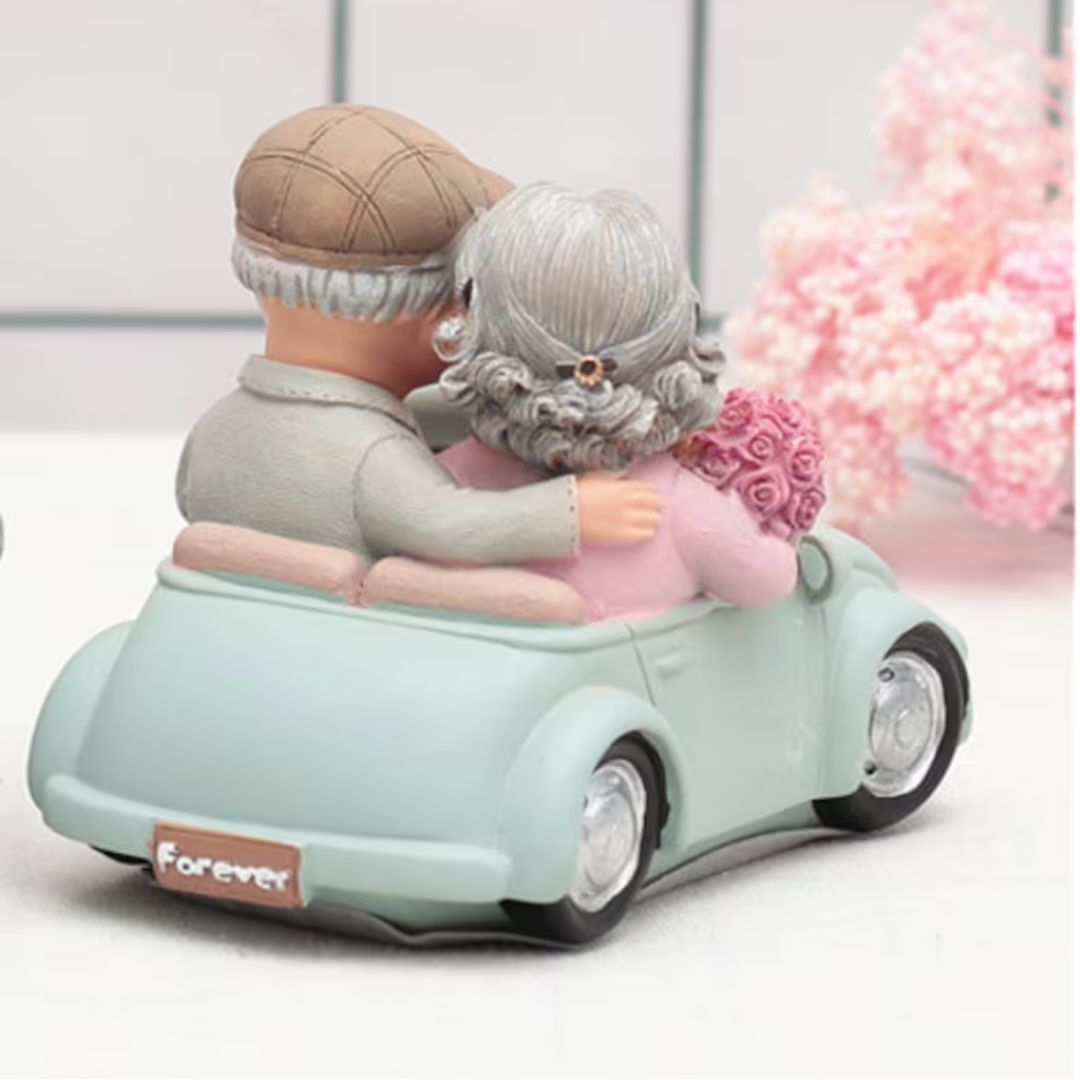 Husband Wife Bike Couple Ornaments