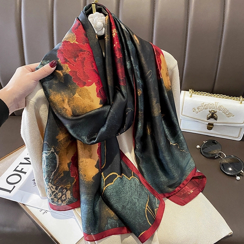 Fashion Silk Scarf (707 Main Color) Nhcj0164-707 Main Color