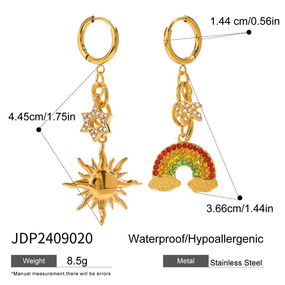Jiding Titanium Steel Earrings Earrings Stainless Steel Earrings Pendant Earrings