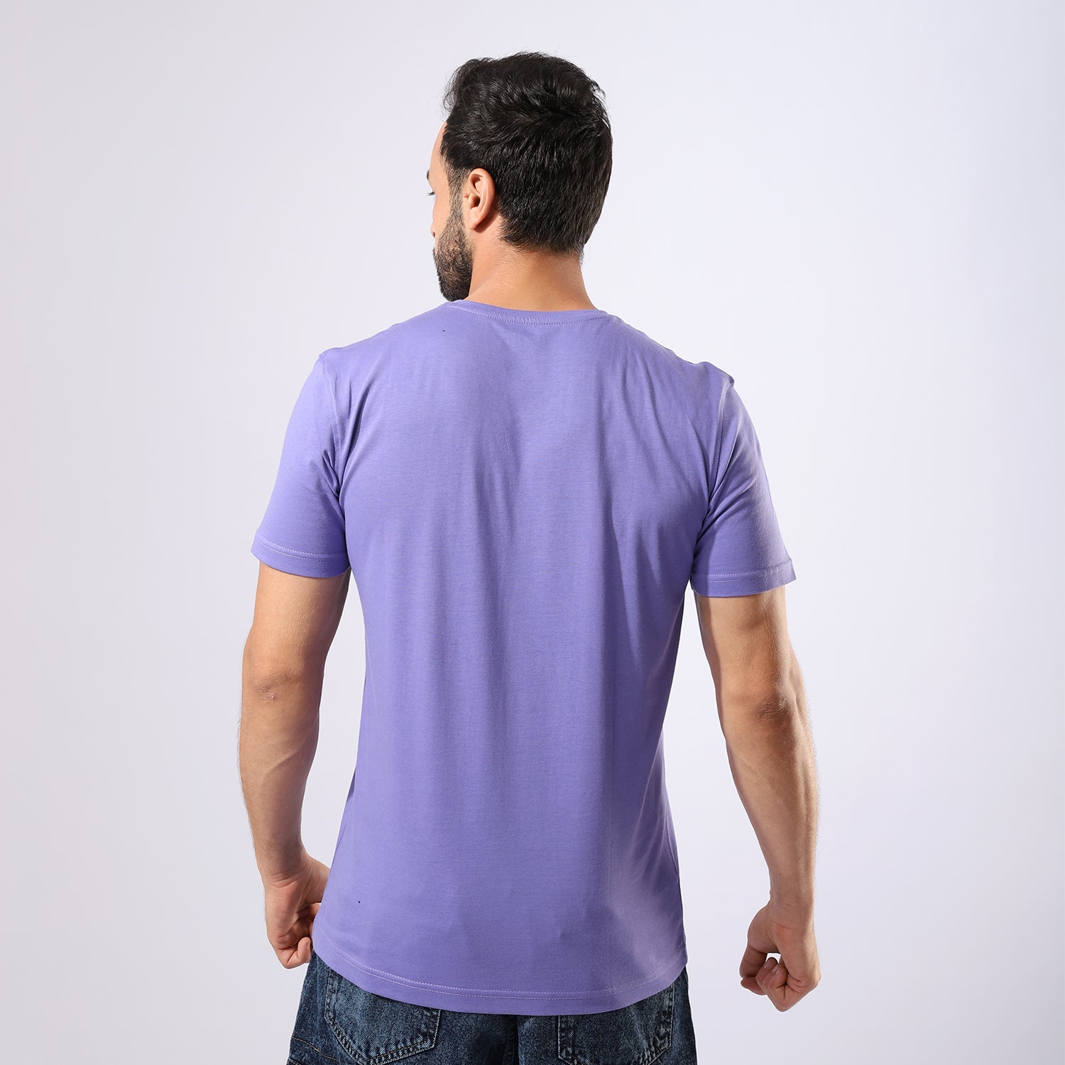 Men V-Neck Half-Sleeves T-Shirt