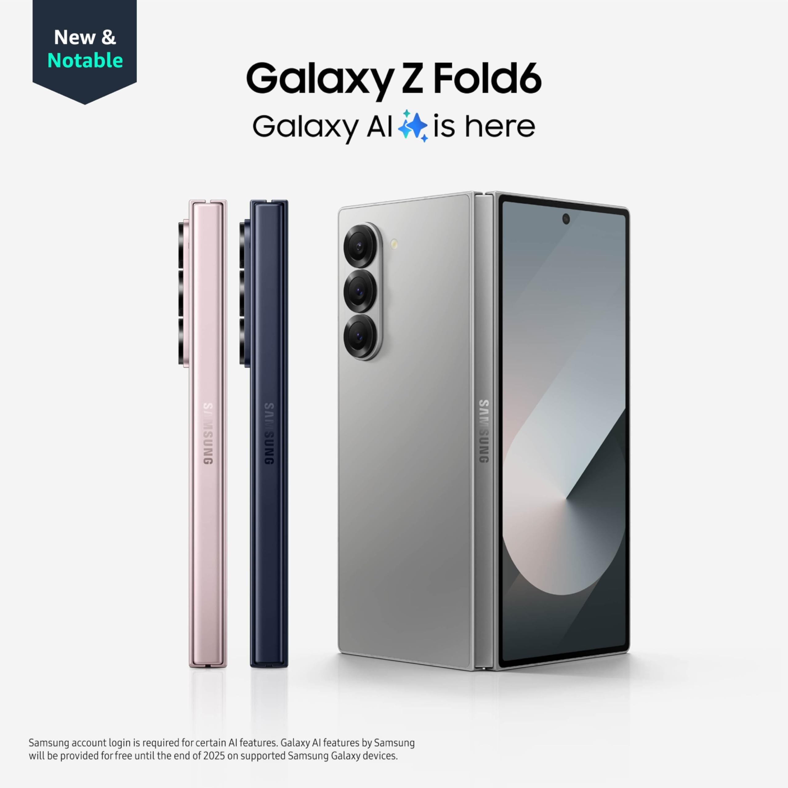 SAMSUNG Galaxy Z Fold 6 AI Cell Phone