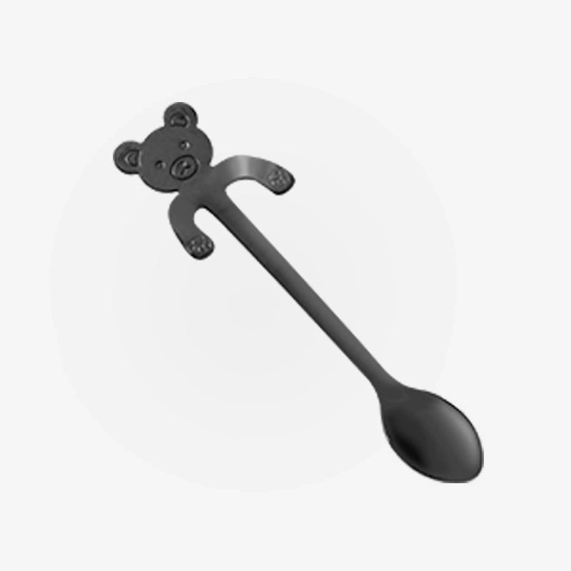 2 Pieces Casual Cartoon Stainless Steel Spoon