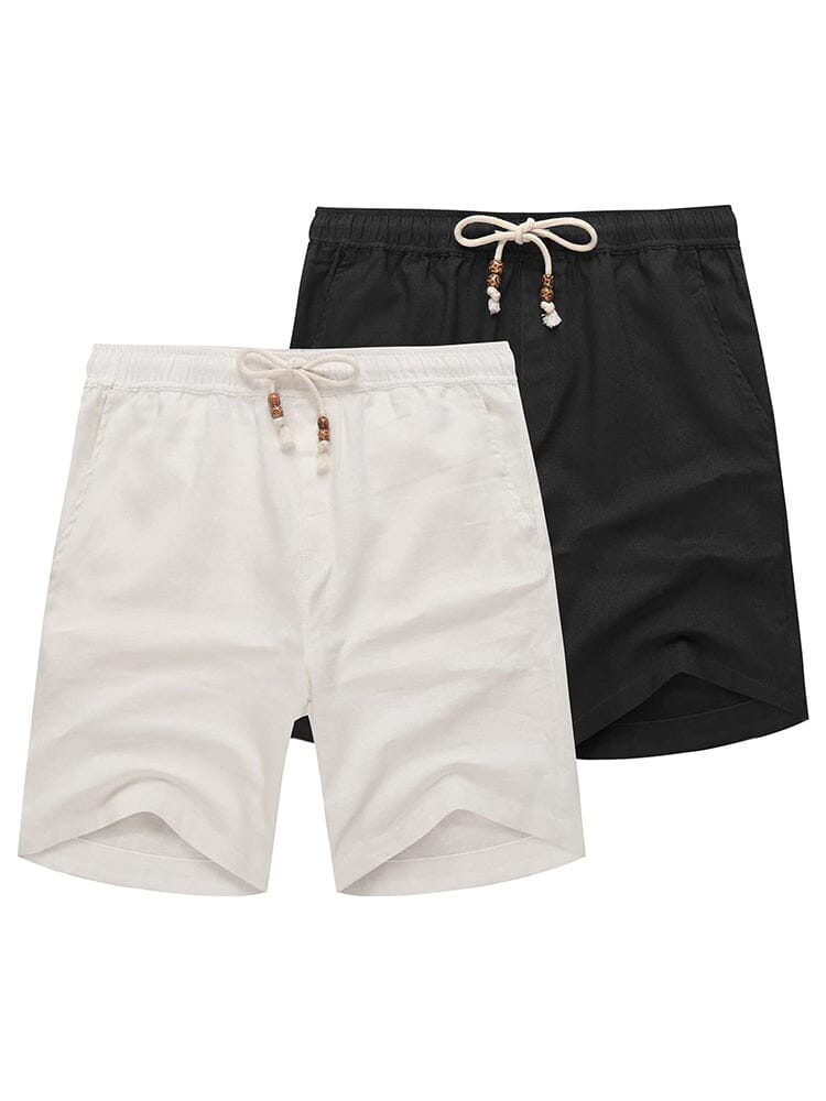 Casual 2-Piece Linen Holiday Shorts (Us Only)