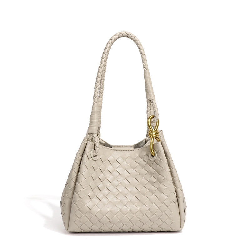 Women's Medium Pu Leather Solid Color Elegant Streetwear Square Magnetic Buckle Tote Bag