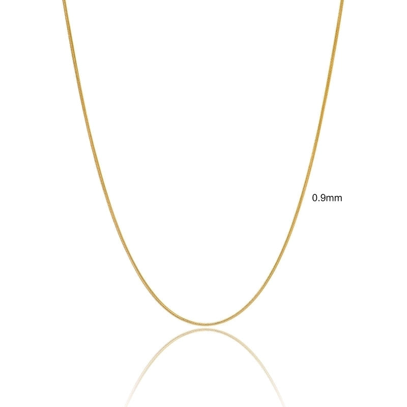 Minimalist Geometric Solid Color Titanium Steel Necklace