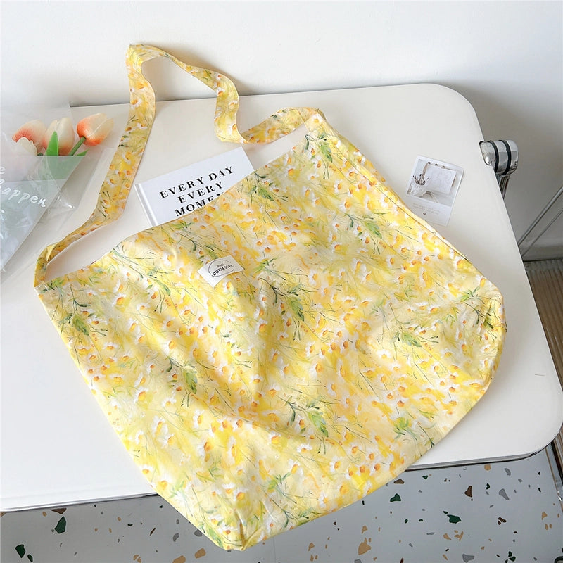 Women's Medium Polyester Floral Elegant Streetwear Square Open Underarm Bag