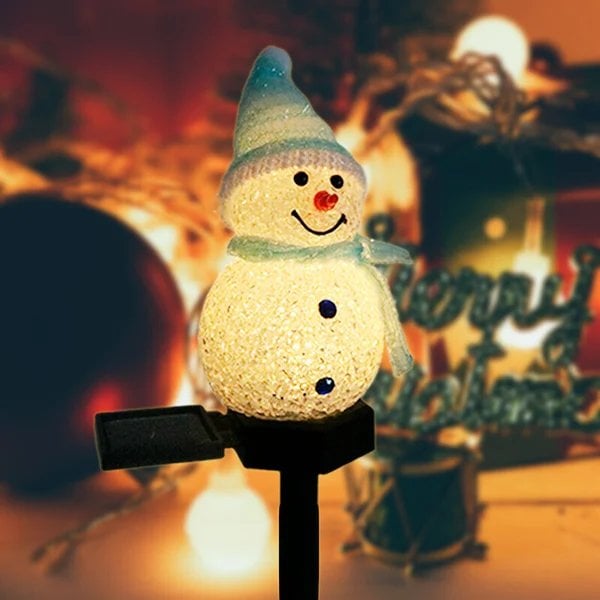 Christmas sale -- Waterproof solar light with snowman