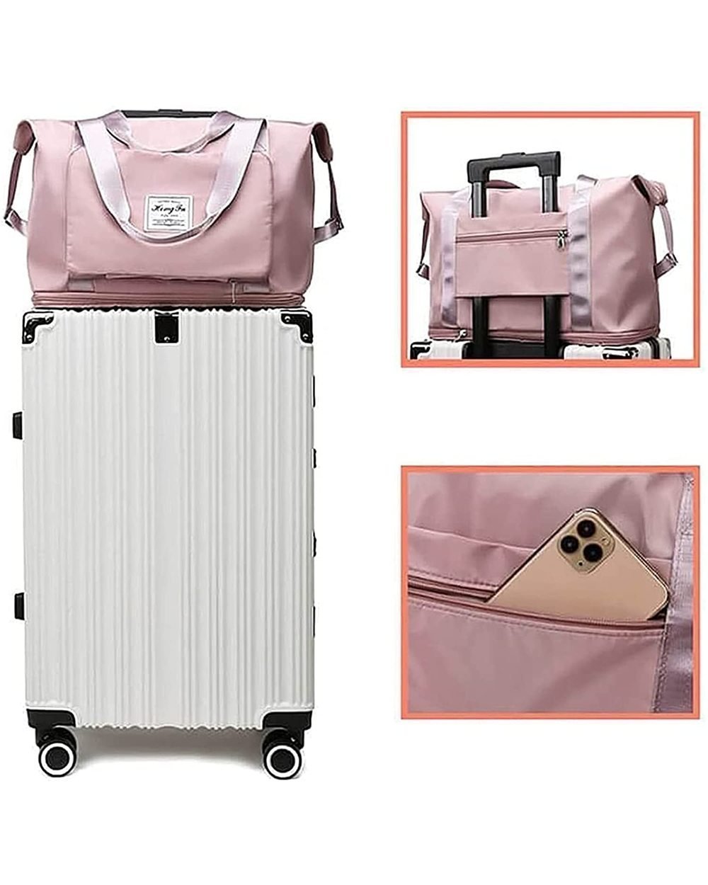 (🥰Hot Sale NOW - SAVE 49% OFF) Collapsible Waterproof Large Capacity Travel Handbag