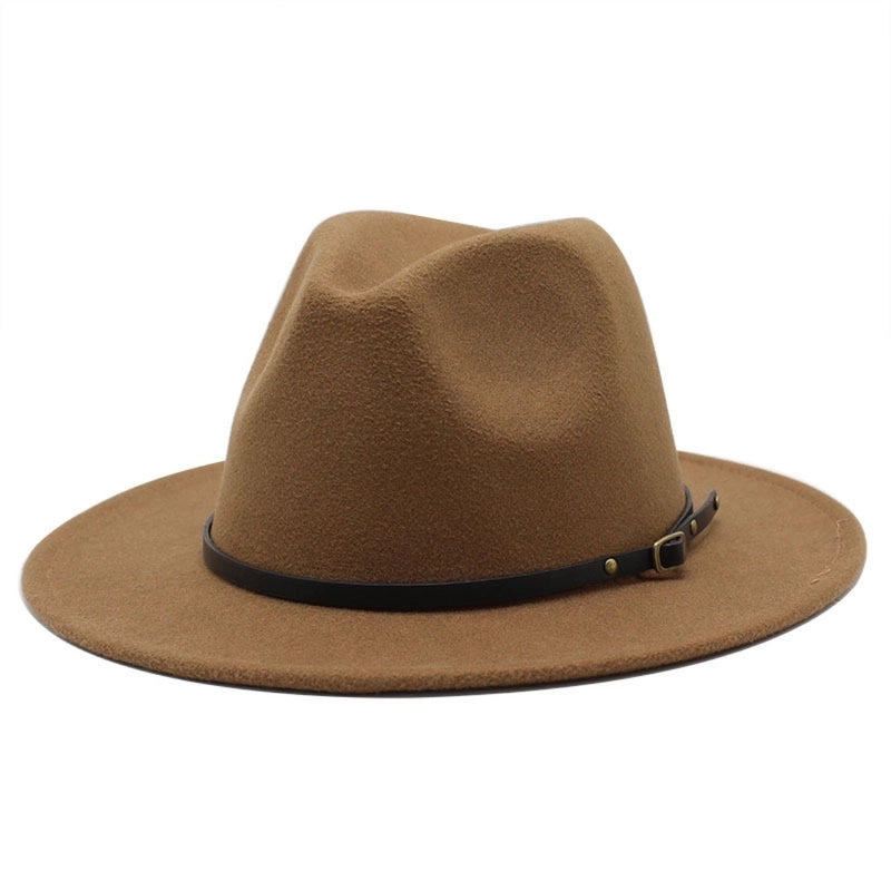 Designed Explosions Jazz Hat Autumn And Winter British Retro Top Hat Women's Fashion Women's Woolen Hat
