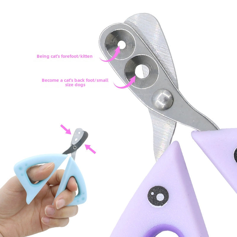 Pet Cat Nail Clippers Pet Special Nail Clippers Cat Paw Scissors Puppy Dog Devil Fish Scissors Cat Cat