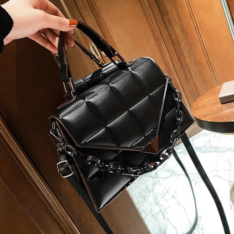 Women's Medium All Seasons Pu Leather Vintage Style Handbag