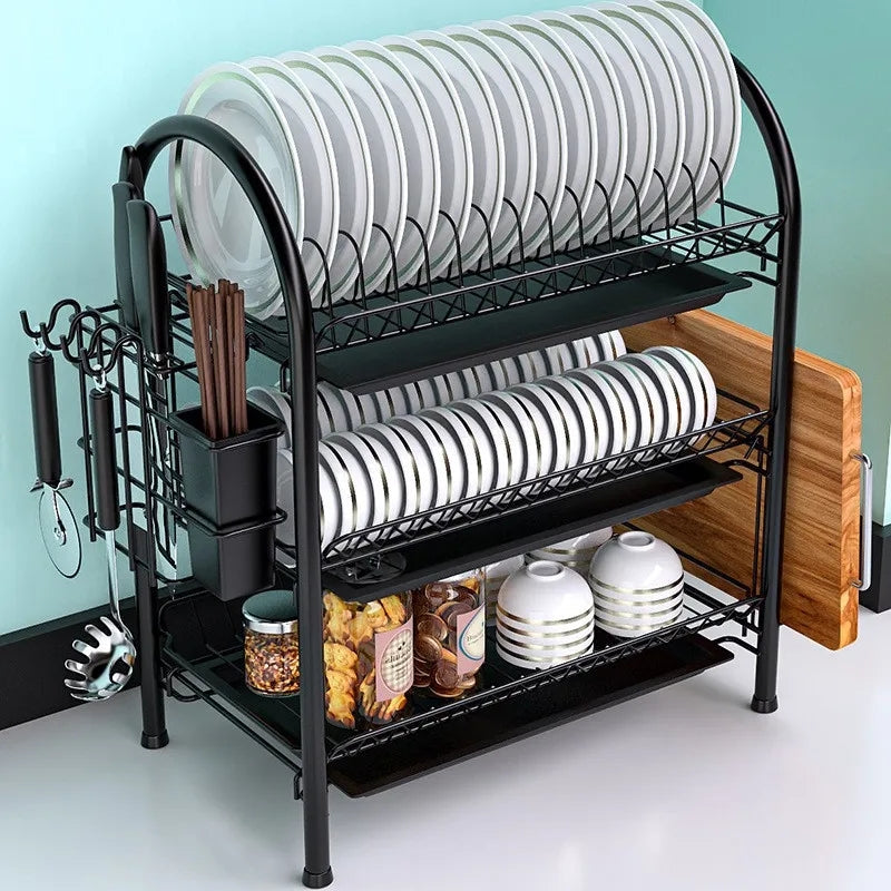 3 TIER DISH DRYING RACK