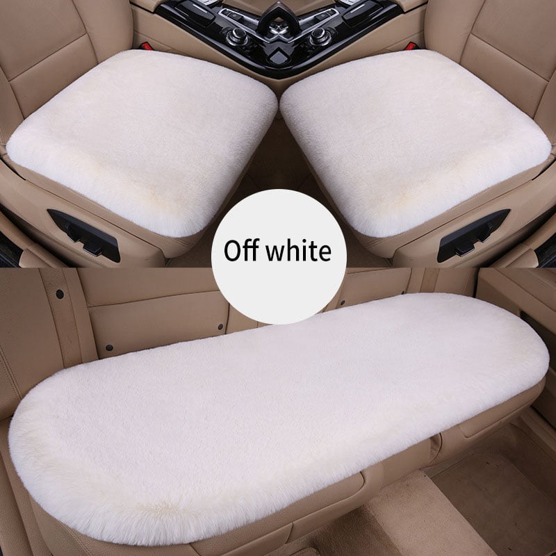 -Plush Car Seat Cushion