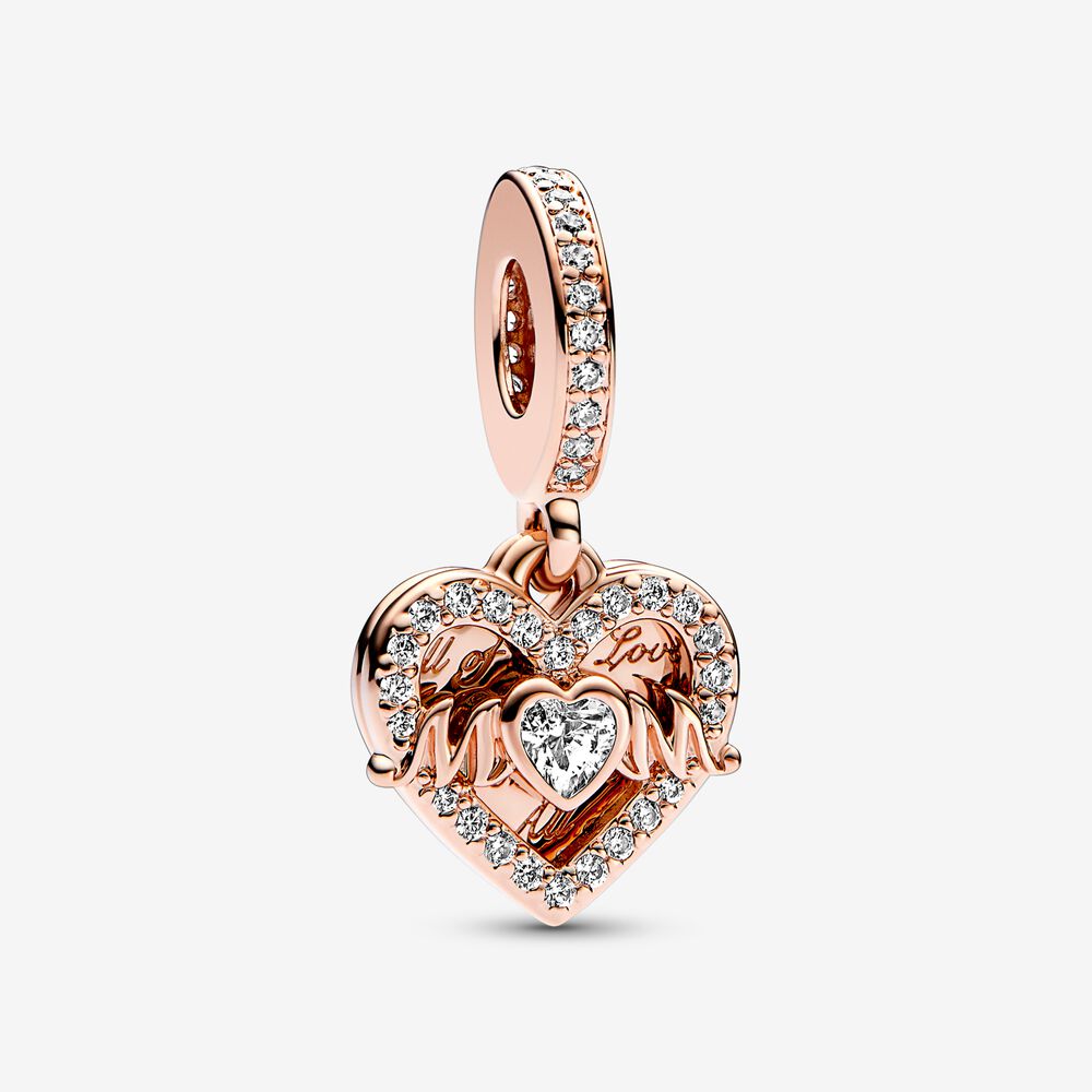 Heart & Mom Dangle Pandora Charm