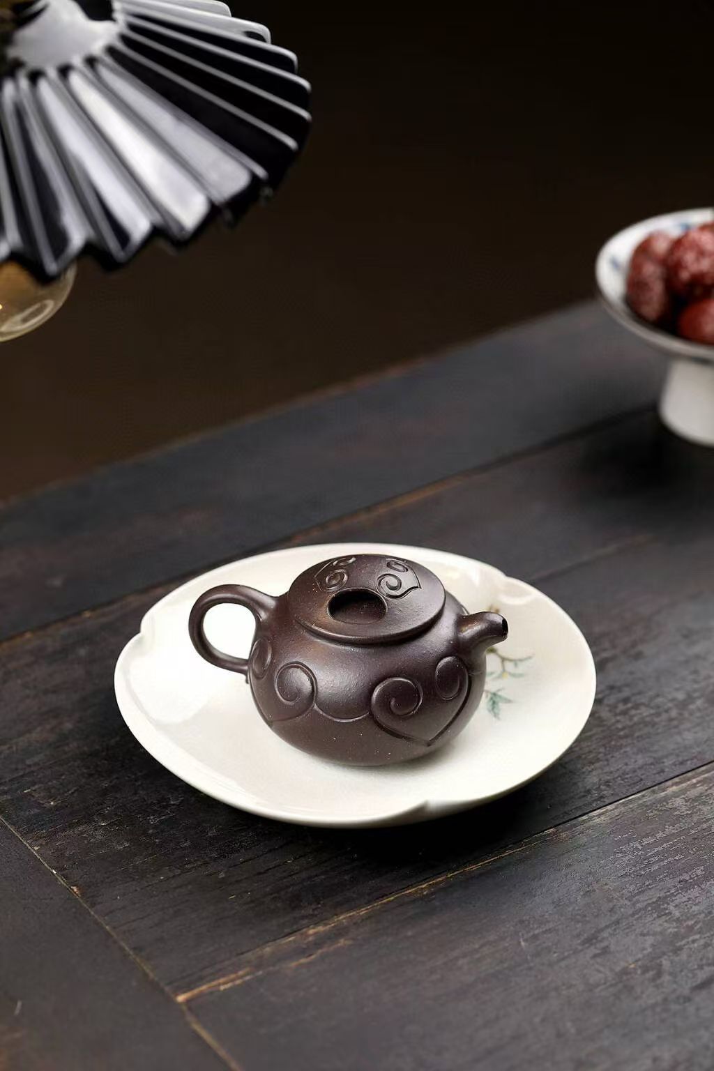 Yixing purple clay teapot from China